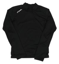 Černé sportovní funkční triko s logem Sondico