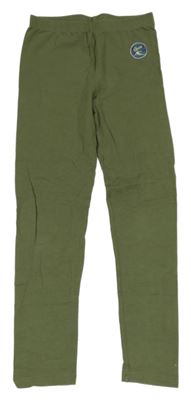 Tmavozelené legíny s potiskem Pocopiano