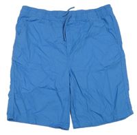 Modré plátěné kraťasy Primark