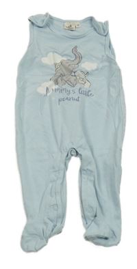 Světlemodré dupačky se slony Disney