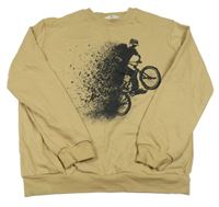 Písková mikina s cyklistou H&M