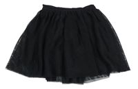 Černá tylová sukně HEMA 