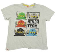 Bílé tričko - Lego Ninjago 