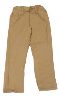 Okrové plátěné chino kalhoty Denim Co.