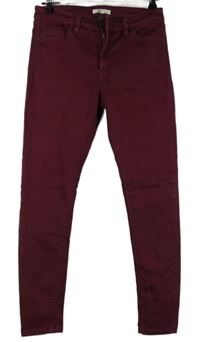 Dámské vínové skinny rifle Esprit 