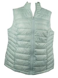 Dámská světlemodrá šusťáková zateplená vesta Laura Torelli 