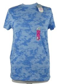 Nové - Dámské modré vzorované tričko Primark