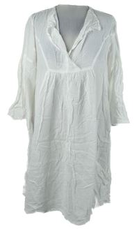 Dámské bílé průsvitné plážové šaty The Masai 