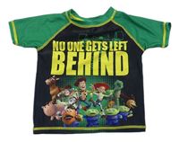 Černo-zelené UV tričko s Toy Story zn. Disney