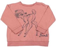 Růžová mikina s Bambim zn. Disney