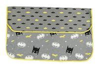 Šedá bavlněná deka s Batmanem 