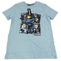 Světlemodré tričko s Roblox Primark