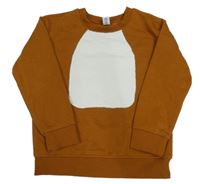 Hnědo-bílá mikina Dopodopo