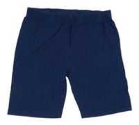 Tmavomodré elastické kraťasy