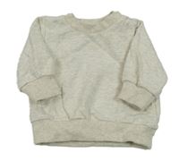 Béžová melírovaná mikina H&M