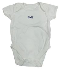 Bílé body s mašlí Mothercare