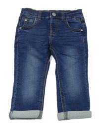 Tmavomodré teplákové skinny rifle Mothercare