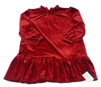 Nové- Červené sametové šaty Dunnes