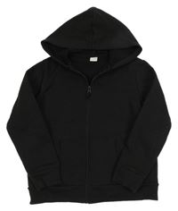 Černá propínací mikina s kapucí Lc waikiki