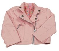 Růžová koženková bunda Kiki&Koko