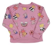 Růžová mikina s Pepinou 