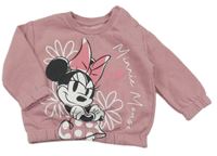 Růžová mikina s Minnie Disney
