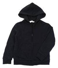 Černá propínací mikina s kapucí H&M