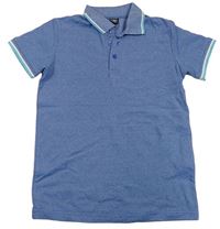 Modré polo tričko Y.F.K.
