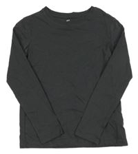 Tmavošedé triko H&M