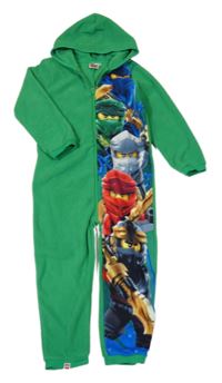 Zelená fleecová kombinéza Ninjago s kapucí Lego