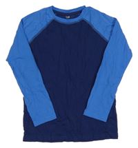 Tmavomodro-modré triko Y.F.K.