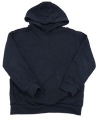 Tmavomodrá mikina s kapsou a kapucí M&S