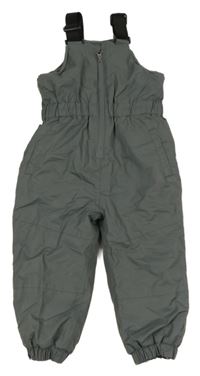 Tmavošedé šusťákové zimní laclové oteplovačky LC WaIKIKI