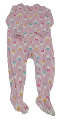 Světlerůžový plyšový overal s Minnie PRIMARK