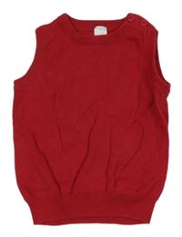 Červená pletená vesta C&A