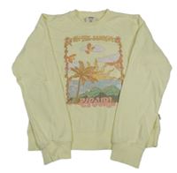 Vanilková crop mikina s obrázkem RIPCURL