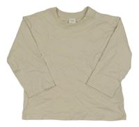 Světlebéžové triko H&M