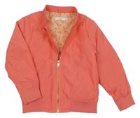 Korálový šusťákový jarní zateplený bomber name it.