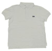 Bílé polo tričko s vlajkou