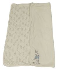 Smetanová plyšová deka s králíčkem Peter Rabbit George