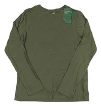 Nové - khaki triko H&M