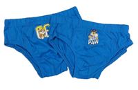 2x modré slipy s Paw Patrol zn. C&A