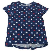Tmavomodré tričko s hvězdami zn. Old Navy