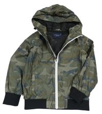 Army šusťáková jarní bunda s kapucí Next