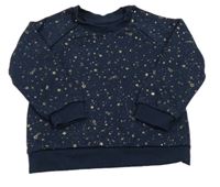 Tmavomodrá mikina s hvězdami Primark