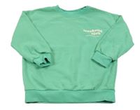 Zelená mikina s nápisem M&S