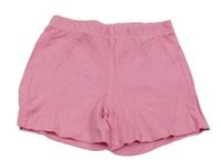 Růžové bavlněné kraťasy