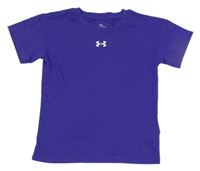 Fialové tričko s logem Under Armour