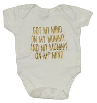 Bílé body s nápisem