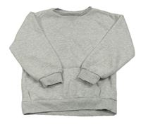 Světlešedá melírovaná mikina s 3D nápisem Primark